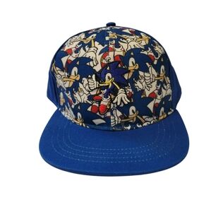 KIDS Blue Sonic the Hedgehog Snapback Cao